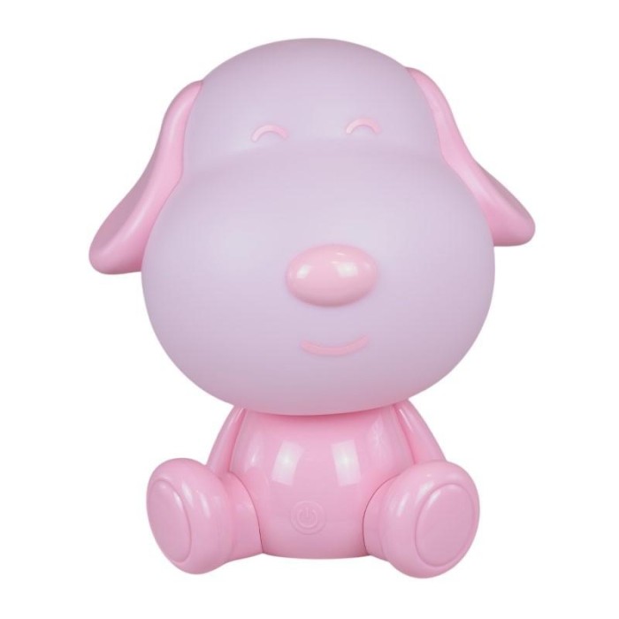 LAMPADA CAGNOLINO ROSA 20X18X25